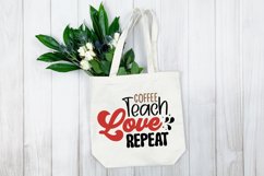 Coffee teach love repeat SVG Product Image 4
