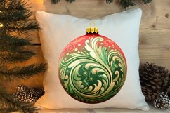 Christmas Bauble Sublimation Clipart, Christmas Bauble Product Image 4