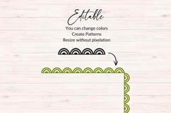 Scallop Border SVG Bundle, Seamless Border Product Image 4