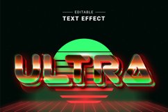 Editable Text Effect for Illustrator. Vector Graphic styles Product Image 1