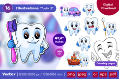 Illustrations "Tooth 2" Product Image 1