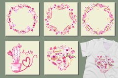 Watercolor romantic bundle Product Image 5