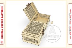 Box Organizer v25 - laser cut file - Glowforge ready SVG Product Image 4
