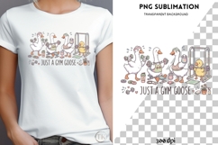 Gym geese png design for T-shirts Product Image 4