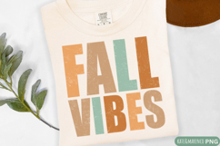 Fall Vibes PNG | Fall PNG | Halloween Sublimation and DTF Product Image 1