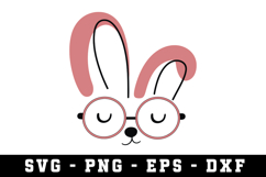 Bunny Ear &amp; Face SVG | SVG Cut files | Cricut Product Image 1
