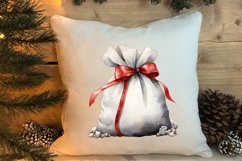 Watercolor Christmas Farm Clipart Product Image 3