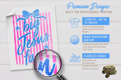 Big Jesus Fan PNG | Preppy Coqueute T--shirt Design Product Image 4