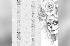 40 Procreate Day of the Dead Stamp Brushes Product Image 6