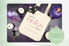 Halloween Flatlay Mockups Styled Stock Photo Bundle. Purple. Product Image 4