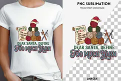 Christmas crochet png design for T-shirts Product Image 4