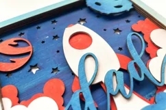 You Are Out of this World Father's Day 3d Layered Papercut Product Image 4