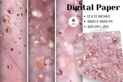 pink glitter Background Wallpaper Sparkles Digital Paper_46 Product Image 1
