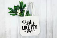 Party like it's 2024 SVG, Happy New Year SVG Product Image 3