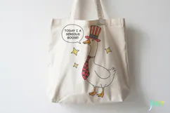 4th of July Silly Goose SVG PNG Product Image 2