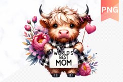 Best Mom Ever Sublimation - Mother&#039;s Day Clipart PNG Design Product Image 1