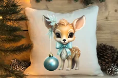 Christmas Baby Animals Clipart, Christmas Animal Safari Product Image 4