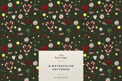 Christmas Patterns Santa Winter Print Digital Paper JPEG Product Image 4