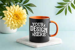 Coffee Mug Mockups, Spring Mug Mockup, Styled Stock Mockup Product Image 1