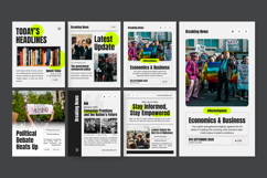 Breaking News Instagram Carousel Pack Product Image 4