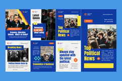 Digital News Carousel for Social Media Product Image 4