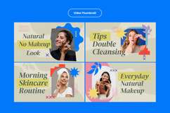 Easy Skincare &amp; Makeup Youtube Thumbnail Product Image 4
