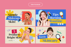 Skincare &amp; Makeup Tutorial Youtube Thumbnail Product Image 4
