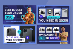 Modern Tech Review YouTube Thumbnail Product Image 4