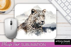 Wild Animals Mouse Pad, Mountain Mousepad Sublimation Product Image 1
