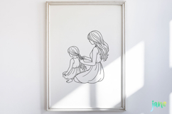 Mother's Day Hand-drawn SVG PNG Product Image 2