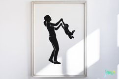 Mother &amp; Child Silhouette SVG PNG Product Image 2