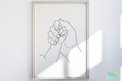 Mom and baby hands SVG PNG Product Image 2