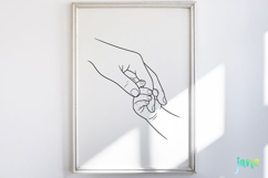 Mom and baby hands SVG PNG Product Image 2