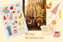 Autumn Sticker Sheet Printable Fall Stickers Product Image 4