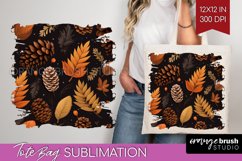 Autumn Forest Tote Bag - Fall Tote Bag PNG Sublimation Product Image 1