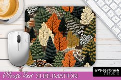 Fall Mouse Pad Designs - Autumn Forest Mousepad Sublimation Product Image 1