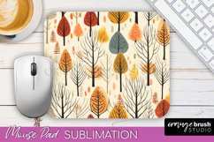 Fall Mouse Pad Designs - Autumn Forest Mousepad Sublimation Product Image 1