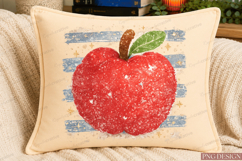 red apple png,teacher apple png,back to school png,vintage Product Image 2