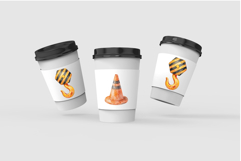 Watercolor Construction Vehicles Clipart Product Image 4
