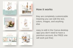 Food instagram templates for Canva. Nutrition Instagram Tem Product Image 4