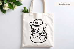 Cowboy Rubber Duck SVG Product Image 4