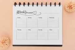 Weekly Planner To Do list Template