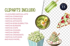 Matcha Digital Papers &amp; Cliparts Mega Bundle | Green Tea Product Image 4