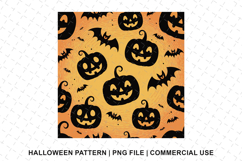 Halloween Pumpkin Pattern Png | Sublimation | Digital Paper Product Image 1