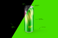 450ml Aluminium Can Mockup Product Image 4