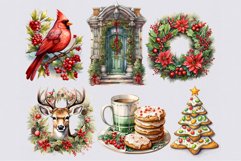 Christmas clipart, Christmas clipart, 100 PNG Product Image 4