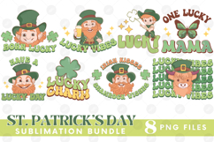 Happy St Patrick&#039;s Day PNG DTF Irish Lucky Beer Bundle Set Product Image 1