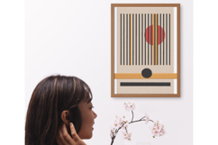 Modern Geometric Line Art Abstract Embroidery Design Product Image 4