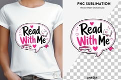 Book besties png design for T-shirts Product Image 4