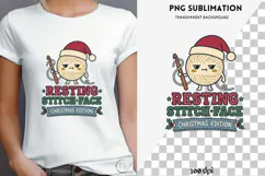 Christmas crochet png design for T-shirts Product Image 4